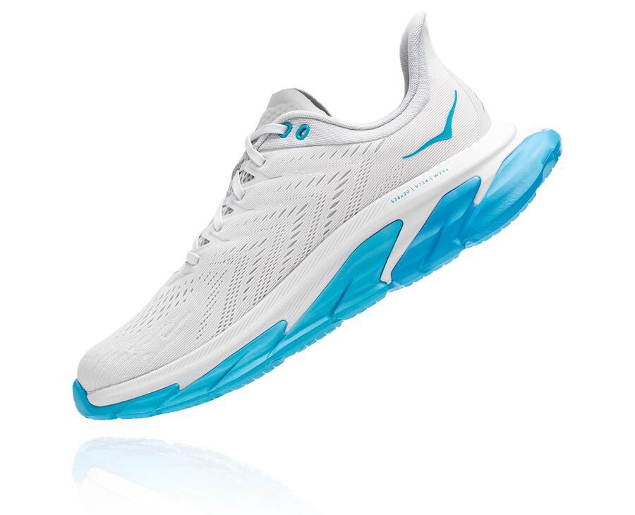 Hoka One One Tenisky Panske Biele/Modre - Clifton Edge - 25389-IRTF